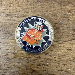 74th Fighter Squadron A-10 Warthog Flying Tigers Air Force Challenge Coin - Picture 1 of 5