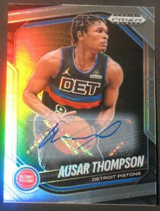 Ausar Thompson 2024-25 Panini Prizm Black Autograph Silver #90 Detroit Lions - Bild 1 von 2