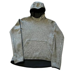 Sudadera con capucha Nike gris jaspeado Tech polar pulóver atletismo para mujer talla mediana - Imagen 1 de 9