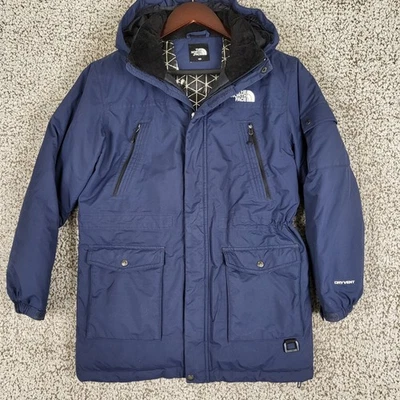 The North Face Girls' Parka Jacket Size 150 Blue Winter Coat DryVent Pro Heat - Image 1 of 4