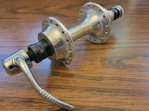 VGC 1980's Campagnolo #722/101 Chorus Low Flange Rear Hub & Skewers 32H English - Picture 1 of 10