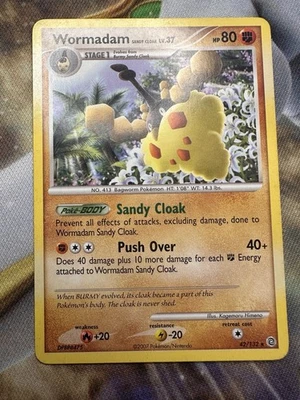 Pokemon Secret Wonders Rare Card - Wormadam Sandy Cloak 42/132 LP FREE SHIPPING - Image 1 of 2