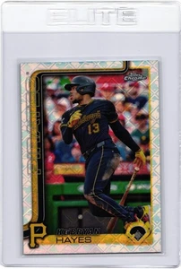 Logofractor cromado Topps 2025 refractor Ke'Bryan Hayes #196 - Imagen 1 de 2