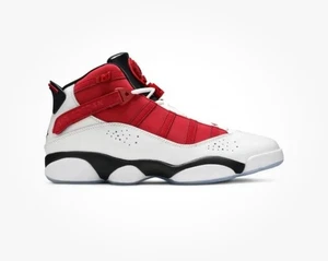 Größe US 11 Jordan Herren 6 Ringe "White Carmine" (322992-106) ORIGINAL - Bild 1 von 10