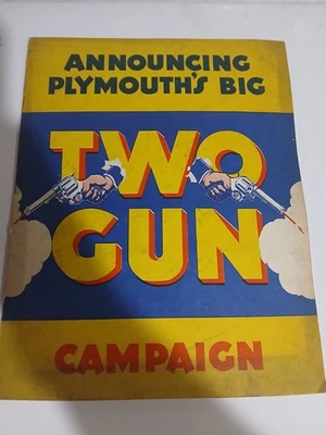 Редкая 1934 Plymouth Sales 2 Оружия Продажи Акция Дилерская Промо Книга В комплекте  - Изображение 1 из 4