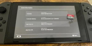 Consola portátil Nintendo Switch - v1 SIN PARCHES SERIE BAJA # + 32GB SD - Imagen 1 de 7