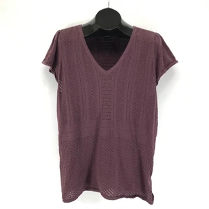 Torrid Everyday Soft Pullover Pointelle Sweater Women's Plus Size 2/2X Sassafras - Foto 1 di 12