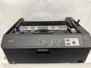 Epson LQ590II 24-Pin Dot Matrix Monochrome Printer Tested Working - Picture 1 of 10