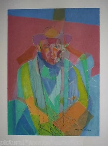 JACQUES*VILLON*AFFICHE*LITHOGRAPHIE*ORIGINALE*ART*RARE*MUSEUM*VINTAGE* - Picture 1 of 1