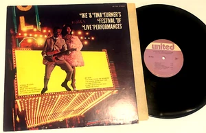 Ike & Tina Turner Festival Of Live Performances LP Vg - Picture 1 of 5