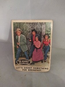 1963 Topps Beverly Hillbillies Card #14 Let's Shoot Something Poor Condition