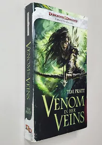 VENOM IN HER VEINS (Forgotten Realms 2012 novel ~ Tim Pratt) - Imagen 1 de 4