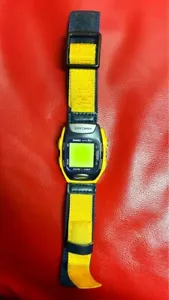 CASIO WQV-2B-9 Wrist Camera Yellow Black Digital Watch Used - Picture 1 of 5