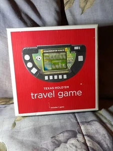 Texas Hold'em poker Travel Game Brand New hand held Game On The Go - Picture 1 of 3