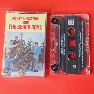 Merry Christmas From The Beach Boys Cassette Tape 1984 Capitol Vtg TESTED Foto 1 de 4