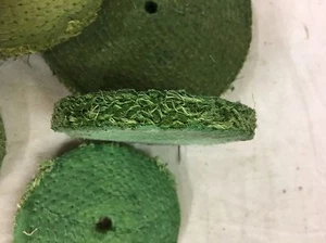 Trapeadora pulidora de sisal de 4"" --100 mm de espesor verde duro tratada herencia - Imagen 1 de 11