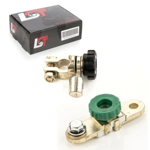 2x Car Battery Isolant Switch Disconnectors With round Button Grün Schwaraudi A3 - Picture 1 of 12