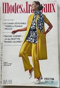 Modes et Travaux n° 834 Juin 1970 revue couture mode poupées Marie-Françoise