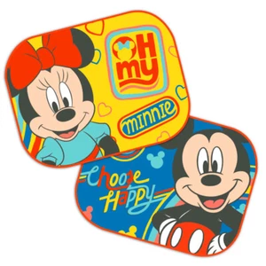 2 x Disney Mickey & Minnie S Kinder Baby Kinder Auto Fenster Sonnenschutz UV Netz - Bild 1 von 5