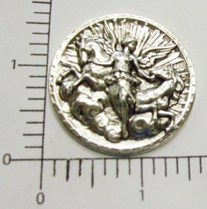 17854 Matte Silver Oxidized Goddess Jewelry Finding - Picture 1 of 1