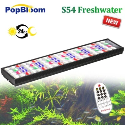 PopBloom 60-120cm Full Spectrum Aquarium LED Light Lighting Aqua Plant Fish Tank - Image 1 of 4