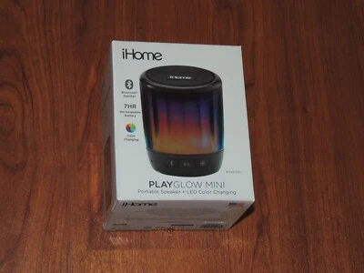 Nuevo Sellado - Mini Altavoz Bluetooth Portátil iHome PlayGlow y LED Color iBT805B Foto 1 de 2