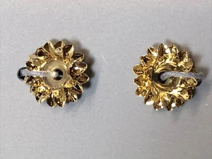 Monet Convertibles Earring Jackets Gold Plated, New In Earrings Fashion BN - Picture 1 of 11