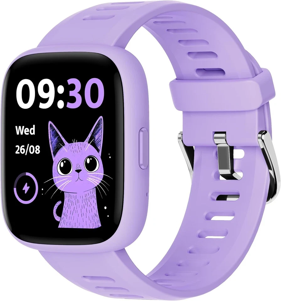 BIGGERFIVE Smart Watch for Kids 1.8"Fitness Tracker Watch Pedometer Puzzle Games