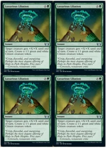 MTG - 4x LUXURIOUS LIBATION - Streets of New Capenna (U) - Picture 1 of 1