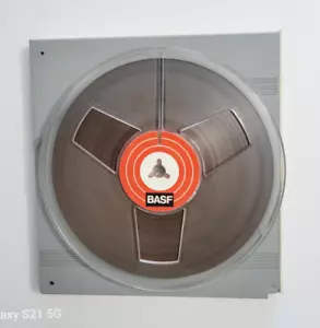 BASF vorbespieltes 1/4" 1.200' Tonband mit Hartschalenkoffer (Artikel# Datei1) - Bild 1 von 2