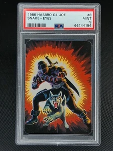 1986 Hasbro GI G.I. JOE #8 Iconic v2 SNAKE-EYES Snakeeyes Commando PSA 9 MINT - Picture 1 of 2