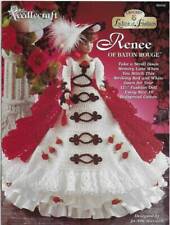 Crochet Ladies of Fashion RENEE of BATON ROUGE Pattern for 11-1/2" Doll Clothes