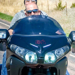 Klock Werks 14" Flare Dark Smoke Windshield Honda F6B 2013-2016 - Picture 1 of 3