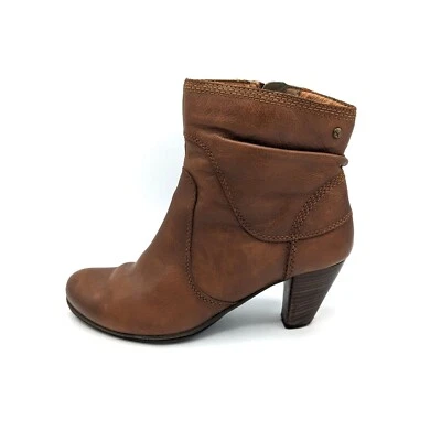 Pikolinos Talla 7.5 (38) Botines holgados Marrón Caramelo Cremallera Occidental Foto 1 de 4