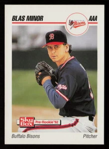 Blas Minor 1992 SkyBox Team Sets AAA #36 Buffalo Bisons Baseball Card - Picture 1 of 2