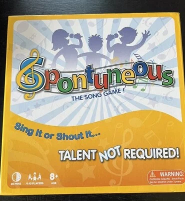 Spontuneous The Song Game - Yellow Family Song Game - Bom - Imagem 1 de 3