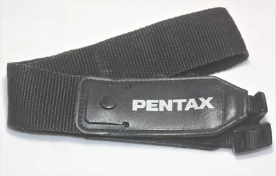[Excellent+++] Pentax Shoulder Neck Protection Strap Black from Japan #A101078 - Image 1 of 4