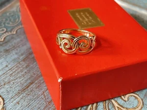 James Avery 14k Yellow Gold Gentle Waves Ring wBox Size 5.5 Pretty! - Picture 1 of 11