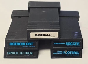 ATARI 2600 Cartridge Lot by Intellivision Space Attack Astroblast Football +More - Picture 1 of 8