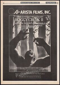 BOGGY CREEK II: And the Legend Continues__Original 1988 Trade AD / poster_ MST3K