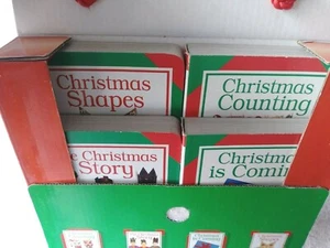 My Little Christmas Carrying Case w/ 4 Books C PICS Preowned Great Shape C PICS - Picture 1 of 4
