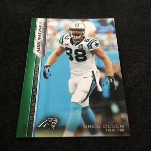 2015 Topps Field Access Adrenaline Rush #ARA-GO Greg Olsen #44/50 CAR Panthers - Imagen 1 de 5