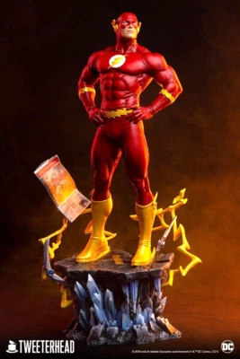 Estatua Tweeterhead The Flash Maquette DC Comics Superman Sideshow Foto 1 de 4