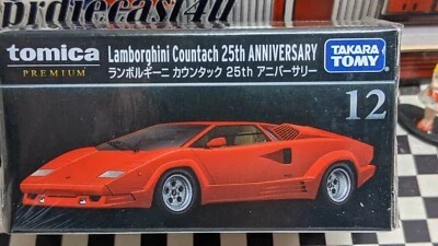 TOMICA PREMIUM #12 LAMBORGHINI COUNTACH 25º ANIVERSARIO ESCALA 1/61 ¡¡STOCK EN ESTADOS UNIDOS!!! Foto 1 de 4