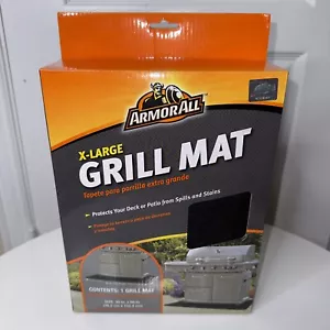 Armor All Deluxe X-Large schwarze Grillmatte - 30" x 60" wasserdicht, rutschfest - Bild 1 von 7