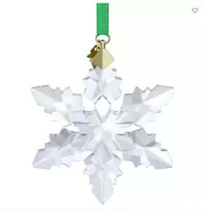 Genuine Swarovski Editions 2024 Christmas Crystal Ornament Large Snowflake Star - Picture 1 of 4