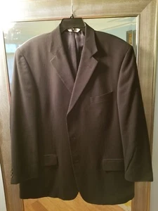 Men's Wearhouse Pronto Uomo Navy blazer, 46 regular/100% worsted wool - Picture 1 of 5