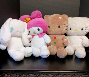 Menge 4 HELLO KITTY Build A Bear Plüsch Melodie Cinnamoroll Lebkuchen & weiß - Bild 1 von 14