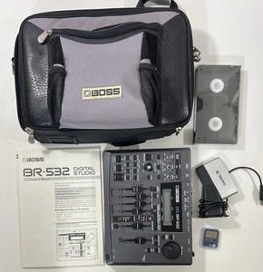 Boss BR-532 4 Track Digital Recording Studio Tested With Bag And Accessories - Picture 1 of 15
