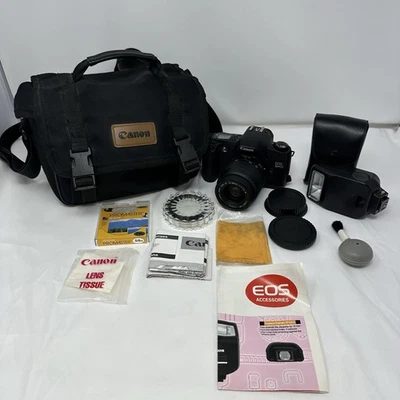 Пленочная камера Canon EOS Rebel G 35 мм с объективом 35-80 мм - протестирована и работает - Изображение 1 из 4